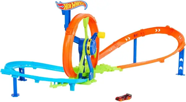 Hot Wheels Launch and Loop coche con impulsor Hot Wheels Launch and Loop coche con impulsor