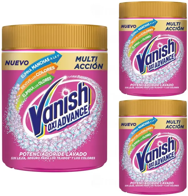 3x400gr Quitamanchas Vanish Oxi Action Multipoder 3x400gr Quitamanchas Vanish Oxi Action Multipoder