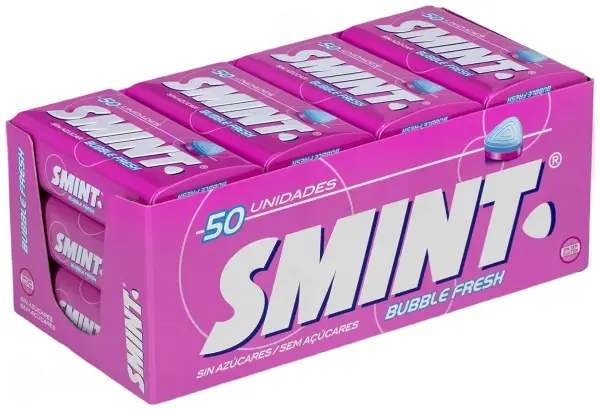 12x35g Caramelos Smint Tin Buble Fresh 12x35g Caramelos Smint Tin Buble Fresh