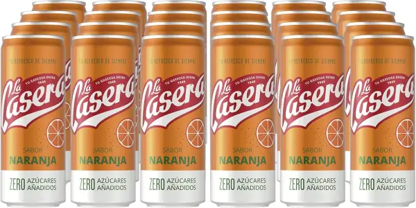 24x33cl de La Casera Naranja 24x33cl de La Casera Naranja