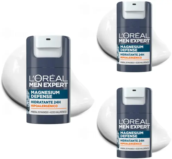 3x 50 ml Crema Facial Hidratante L'Oréal Men Expert 3x 50 ml Crema Facial Hidratante L'Oréal Men Expert