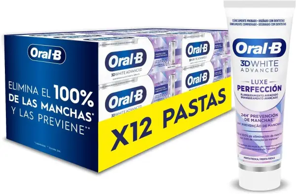 Oral-B 3D White Advanced Luxe Perfection 12x75ml Oral-B 3D White Advanced Luxe Perfection 12x75ml