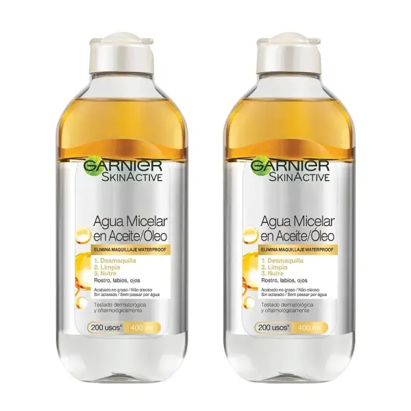 2x 400ml Garnier Skin Active Agua Micelar waterproof 2x 400ml Garnier Skin Active Agua Micelar waterproof