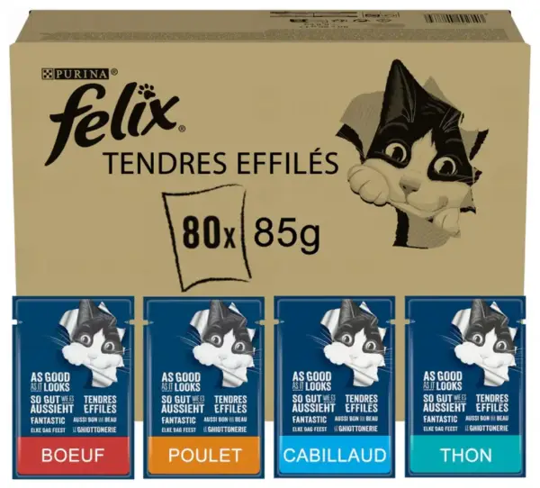 80x85gr Felix Fantastic selección de sabores en gelatina 80x85gr Felix Fantastic selección de sabores en gelatina