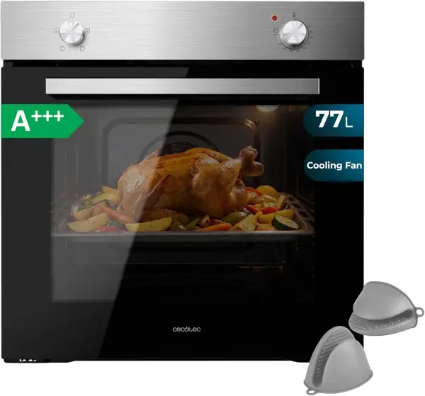 Cecotec Horno Integrable Bolero Hexa Inox 77L 2800W Cecotec Horno Integrable Bolero Hexa Inox 77L 2800W