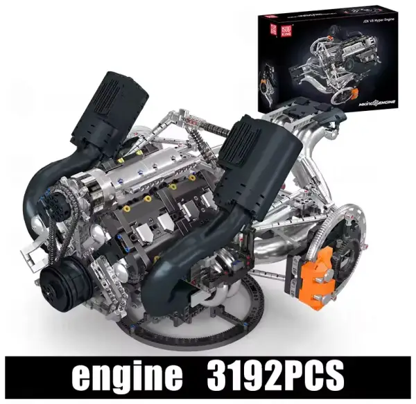 Bloques de construcción motor 2JZ Hyper 3192pcs Bloques de construcción motor 2JZ Hyper 3192pcs