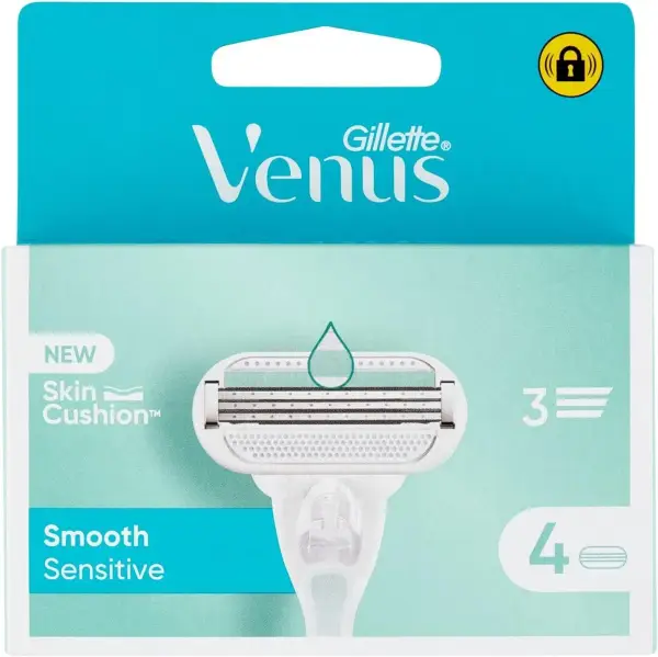 4x recambios Gillette Venus Deluxe Suave Sensitive 4x recambios Gillette Venus Deluxe Suave Sensitive