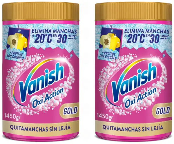 2x1450gr Vanish Gold quitamanchas en polvo 2x1450gr Vanish Gold quitamanchas en polvo