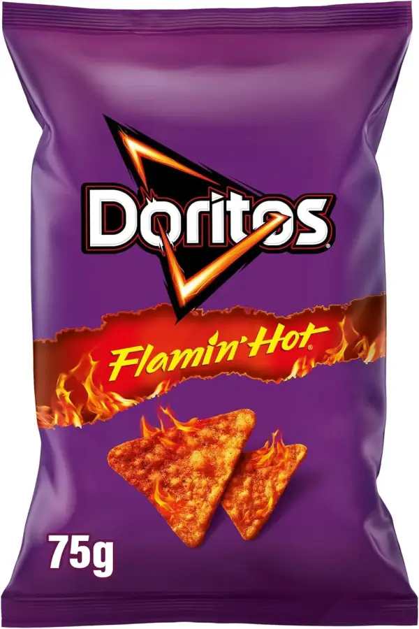 3 bolsas de Doritos Flamin Hot 75g 3 bolsas de Doritos Flamin Hot 75g