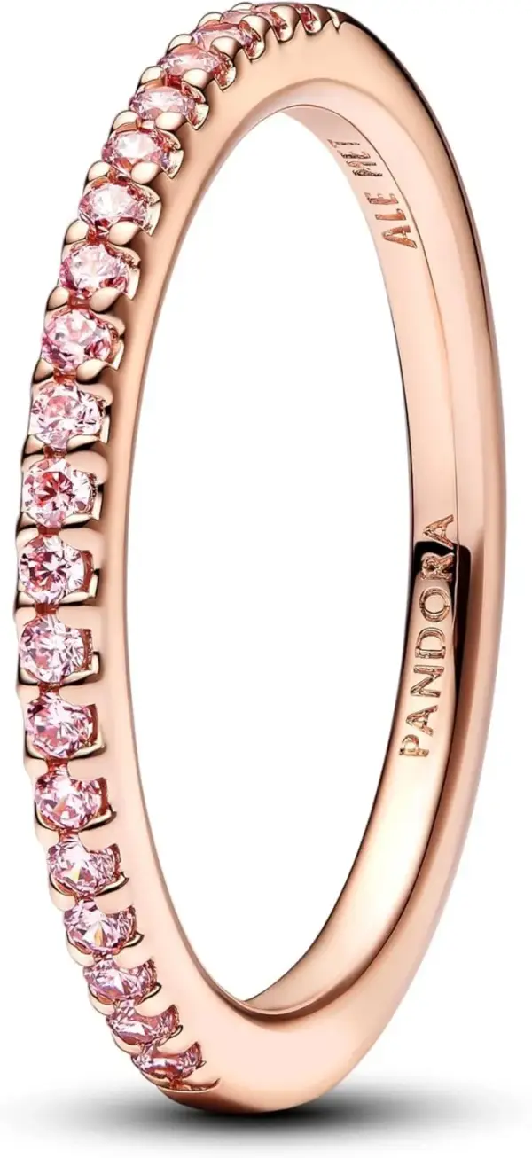 Anillo mujer PANDORA cinta rosa brillante Anillo mujer PANDORA cinta rosa brillante