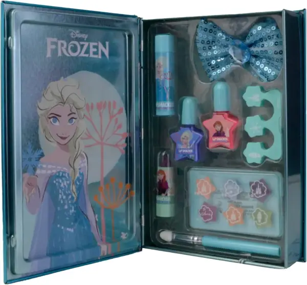 Set maquillaje Lip Smacker Frozen con estuche Set maquillaje Lip Smacker Frozen con estuche