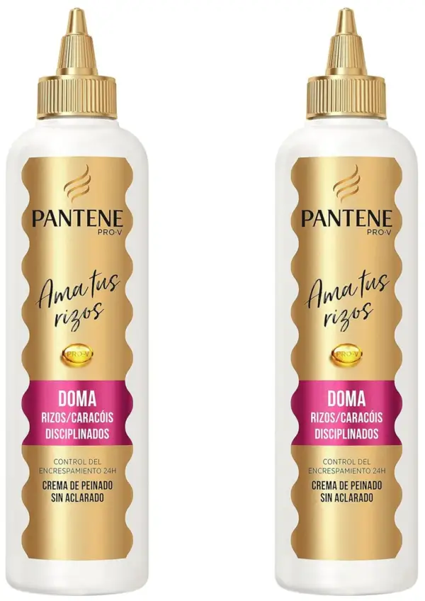 2x 270ml Crema de Peinado Sin Aclarado Pantene Pro-V Rizos Disciplinados 2x 270ml Crema de Peinado Sin Aclarado Pantene Pro-V Rizos Disciplinados