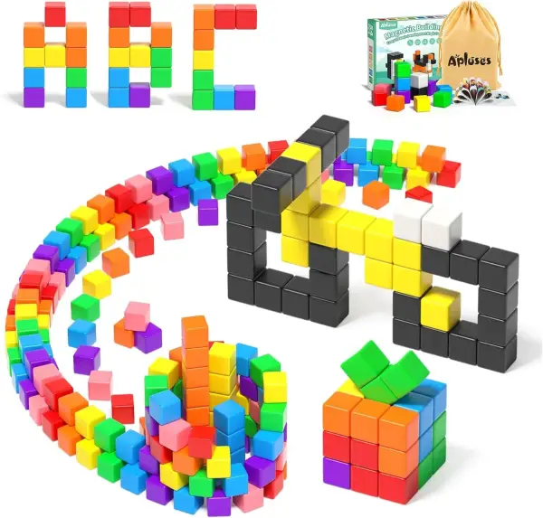 Set bloques de construcción magnéticos 54pcs Set bloques de construcción magnéticos 54pcs