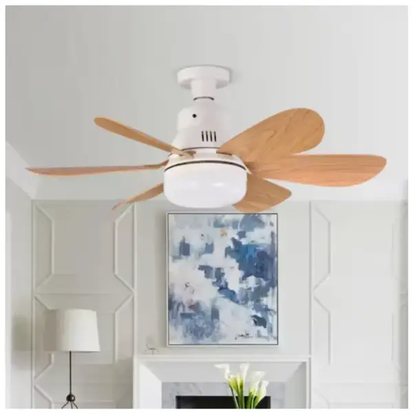 Ventilador de techo LED E27 con mando Ventilador de techo LED E27 con mando