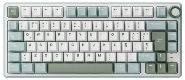 Teclado ISO-ES Silver Royal Kludge Speed 75% Teclado ISO-ES Silver Royal Kludge Speed 75%