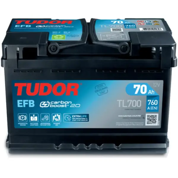 Batería de coche Tudor TL700 EFB Batería de coche Tudor TL700 EFB