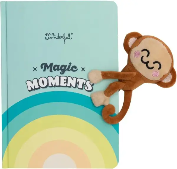 Mr. Wonderful Libreta con peluche y cierre magnético Mr. Wonderful Libreta con peluche y cierre magnético