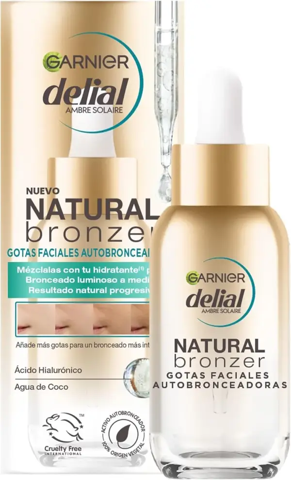 GARNIER DELIAL Gotas Faciales Autobronceadoras 30 ml GARNIER DELIAL Gotas Faciales Autobronceadoras 30 ml