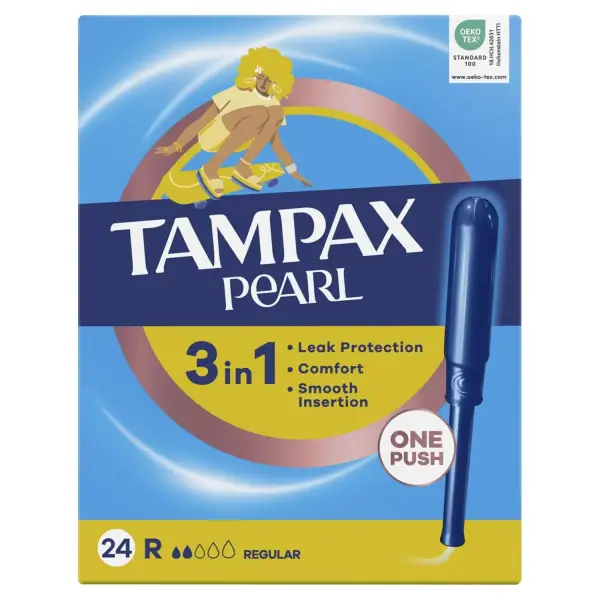 Tampax Pearl Regular 24 Unidades Tampax Pearl Regular 24 Unidades
