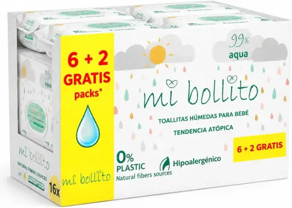 Pack 480 toallitas bebé 99% Aqua Pure Pack 480 toallitas bebé 99% Aqua Pure