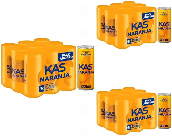 27x330ml Kas naranja 27x330ml Kas naranja