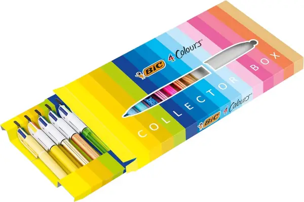 BIC 4 Colores Colección Especial de 15 Bolígrafos de Punta Media BIC 4 Colores Colección Especial de 15 Bolígrafos de Punta Media