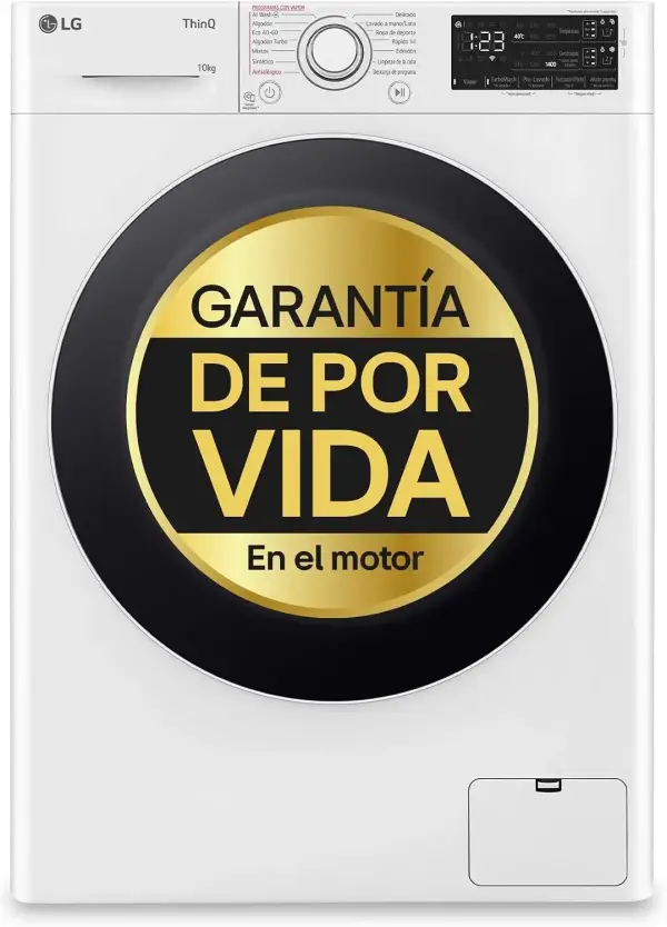 Lavadora inteligente LG carga frontal 1400RPM 10kg Lavadora inteligente LG carga frontal 1400RPM 10kg