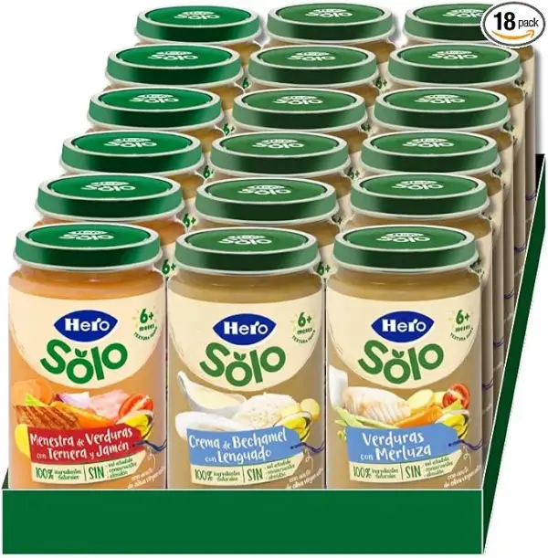 18x235g Hero Solo Caja Mixta Tarritos Carne y Pescadp 18x235g Hero Solo Caja Mixta Tarritos Carne y Pescadp