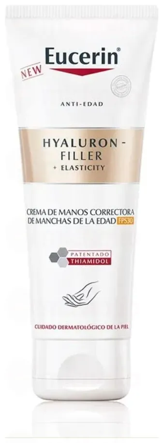 Crema de manos Eucerin Hyaluron-Filler SPF 30-75 Ml Crema de manos Eucerin Hyaluron-Filler SPF 30-75 Ml