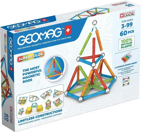 Geomag Color Panels Recycled 60 pcs Geomag Color Panels Recycled 60 pcs