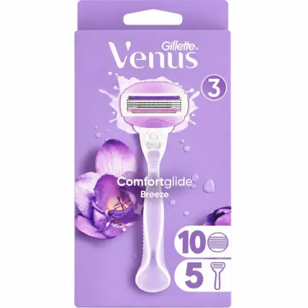 Pack Gillette Venus Comfortglide Breeze 5 mangos + 10 recambios Pack Gillette Venus Comfortglide Breeze 5 mangos + 10 recambios