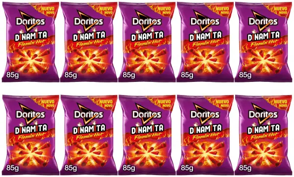 10x Doritos Dinamita Flamin Hot 10x Doritos Dinamita Flamin Hot