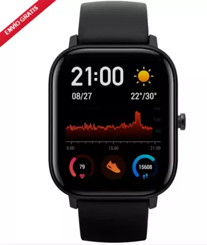 Smartwatch Amazfit GTS Negro Smartwatch Amazfit GTS Negro