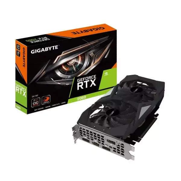 Tarjeta Gigabyte GeForce RTX 2060 Tarjeta Gigabyte GeForce RTX 2060