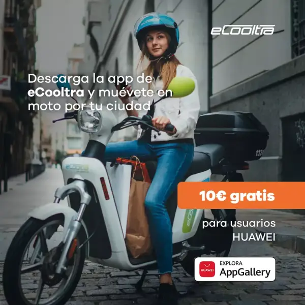 10 euros GRATIS en eCooltra con AppGallery 10 euros GRATIS en eCooltra con AppGallery