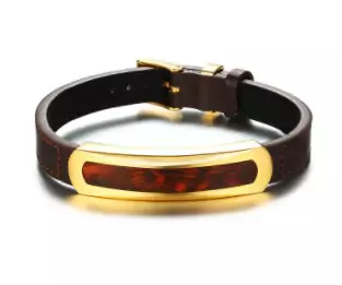 Brazalete de cuero para hombre Brazalete de cuero para hombre
