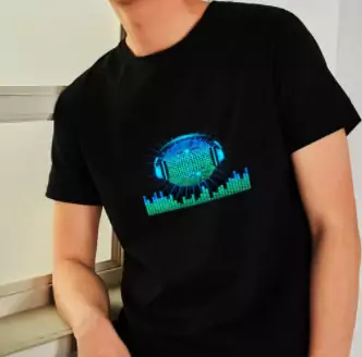 Camiseta LED para hombre Camiseta LED para hombre