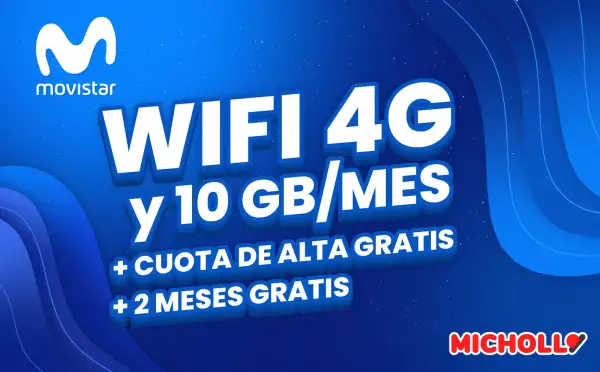 Oferta Movistar Car: Wifi 4G y 10 GB/MES + Cuota de alta gratis + 2 meses gratis Oferta Movistar Car: Wifi 4G y 10 GB/MES + Cuota de alta gratis + 2 meses gratis