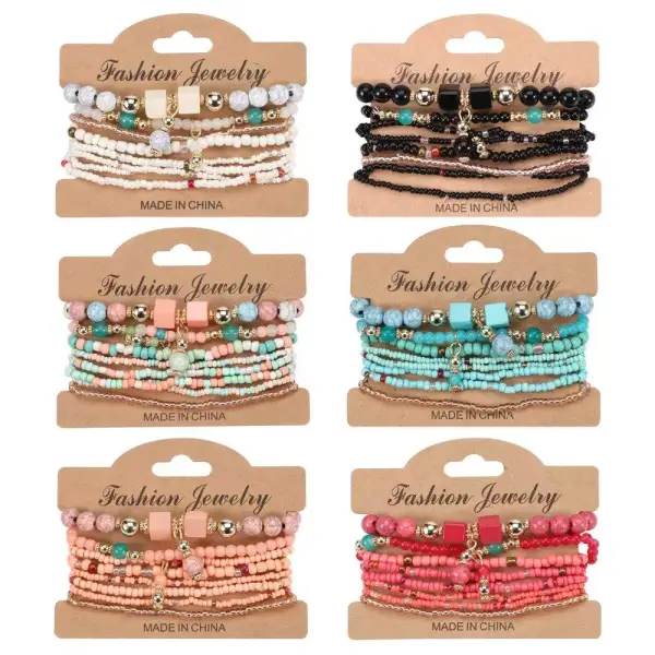 Conjunto pulsera de colores Conjunto pulsera de colores