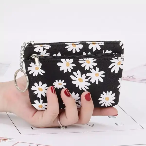 Monedero pequeño estampado Monedero pequeño estampado
