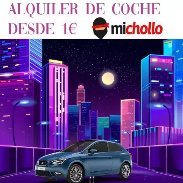Chollazo Alquiler de coche desde 1 euro Chollazo Alquiler de coche desde 1 euro