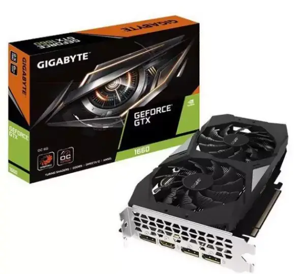 Tarjeta Gráfica Gigabyte GeForce GTX 1660 OC 6GB Tarjeta Gráfica Gigabyte GeForce GTX 1660 OC 6GB