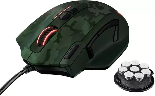 Ratón Trust Gaming GXT 155 Elite Verde Camuflaje Ratón Trust Gaming GXT 155 Elite Verde Camuflaje