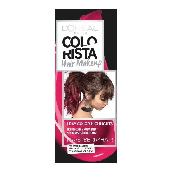 L'Oréal Paris Colorista Hair Makeup Raspberry Hair L'Oréal Paris Colorista Hair Makeup Raspberry Hair