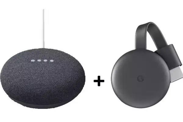 Google Nest Mini 2 + Chromecast 3 Google Nest Mini 2 + Chromecast 3