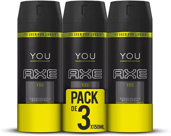 Desodorante Axe You pack de 3 Desodorante Axe You pack de 3