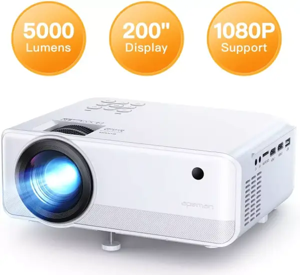 Mini proyector LED de 5000 lúmenes Mini proyector LED de 5000 lúmenes