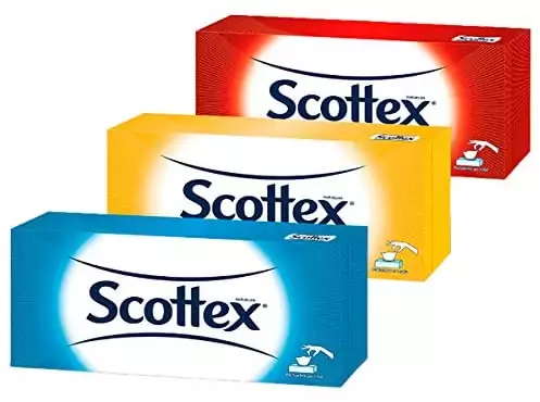 3 cajas de pañuelos Scottex 3 cajas de pañuelos Scottex