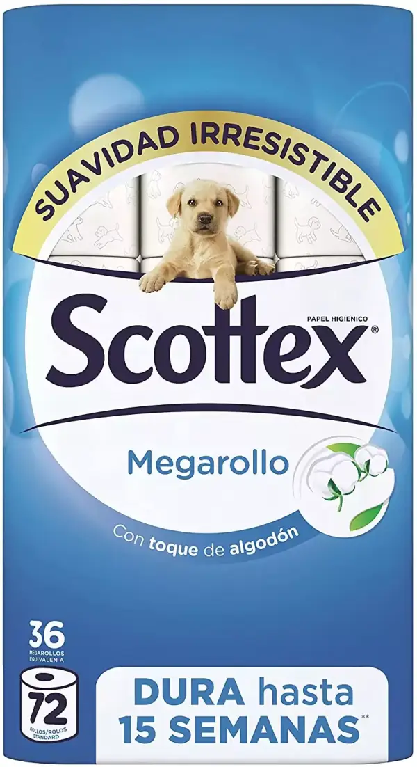 Papel Higiénico Scottex Megarollo Papel Higiénico Scottex Megarollo