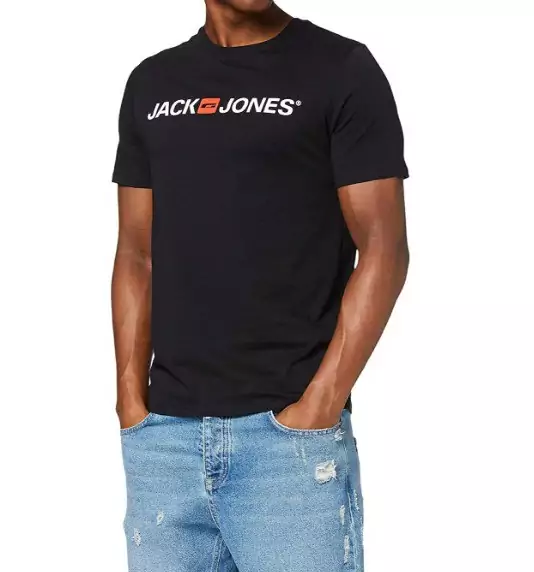 Camiseta Jack & Jones. Color Negro Camiseta Jack & Jones. Color Negro